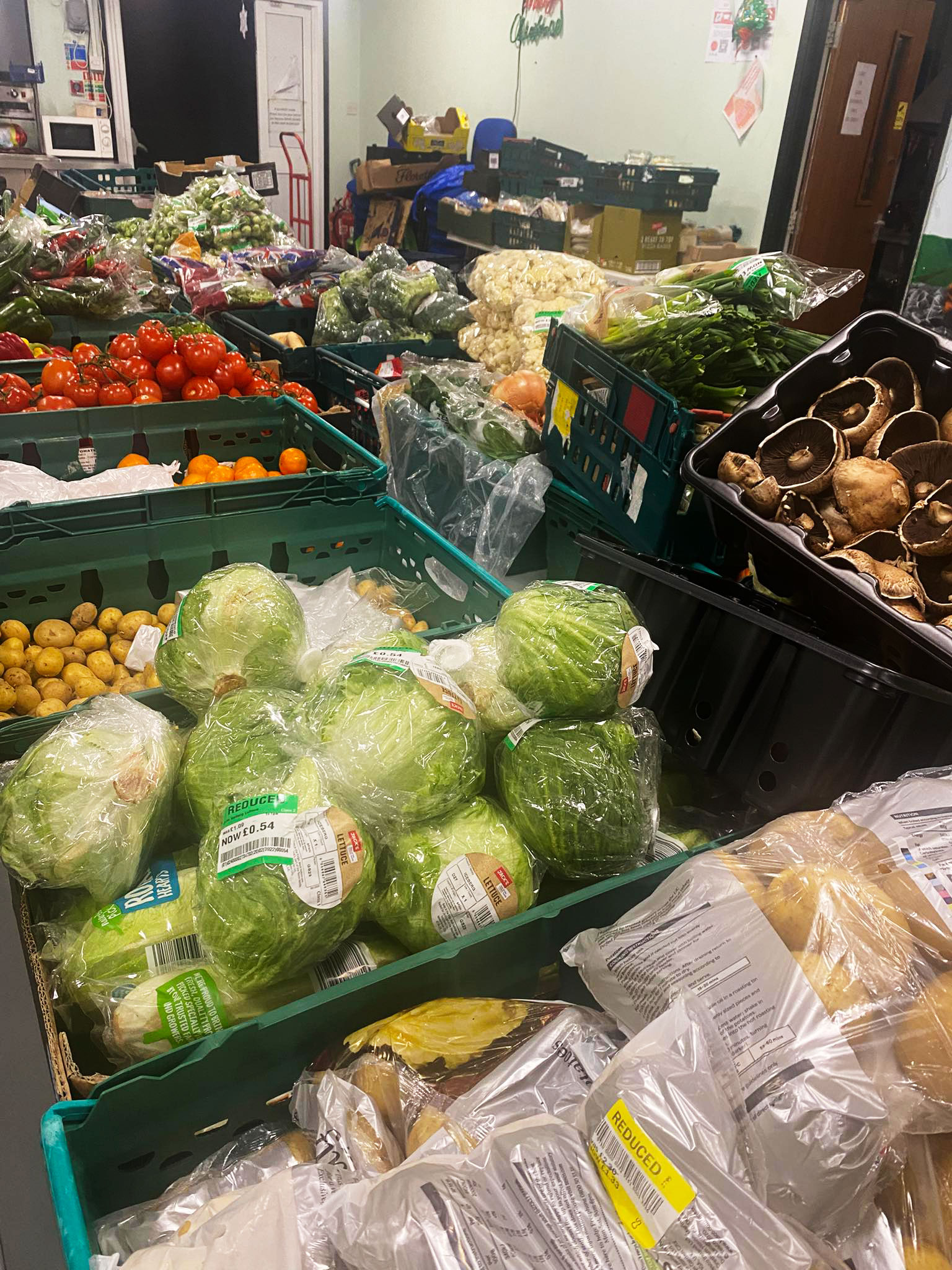 Photo of fruit and veg in storage containers